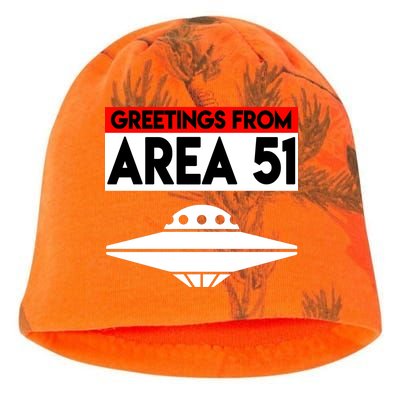 Greetings From Area 51 Kati - Camo Knit Beanie