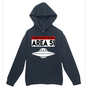 Greetings From Area 51 Urban Pullover Hoodie