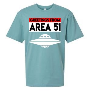 Greetings From Area 51 Sueded Cloud Jersey T-Shirt