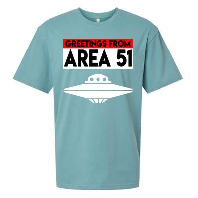 Greetings From Area 51 Sueded Cloud Jersey T-Shirt