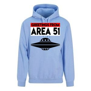 Greetings From Area 51 Unisex Surf Hoodie