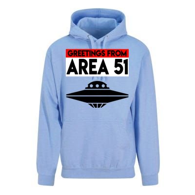 Greetings From Area 51 Unisex Surf Hoodie