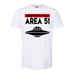 Greetings From Area 51 Softstyle CVC T-Shirt