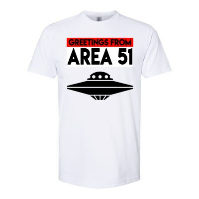 Greetings From Area 51 Softstyle® CVC T-Shirt