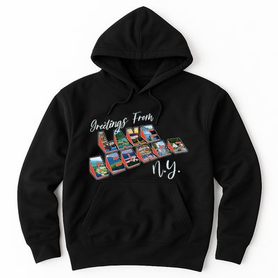 Greetings From Lake George New York NY Hoodie