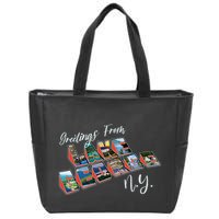 Greetings From Lake George New York NY Zip Tote Bag