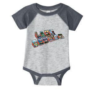 Greetings From Lake George New York NY Infant Baby Jersey Bodysuit