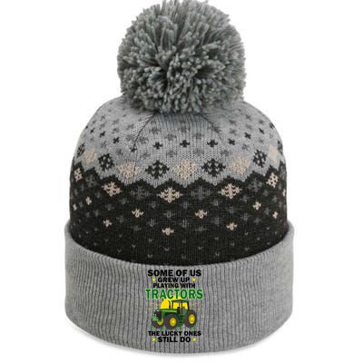 Grew Up Playing With Tractors Lucky Ones Still Do The Baniff Cuffed Pom Beanie