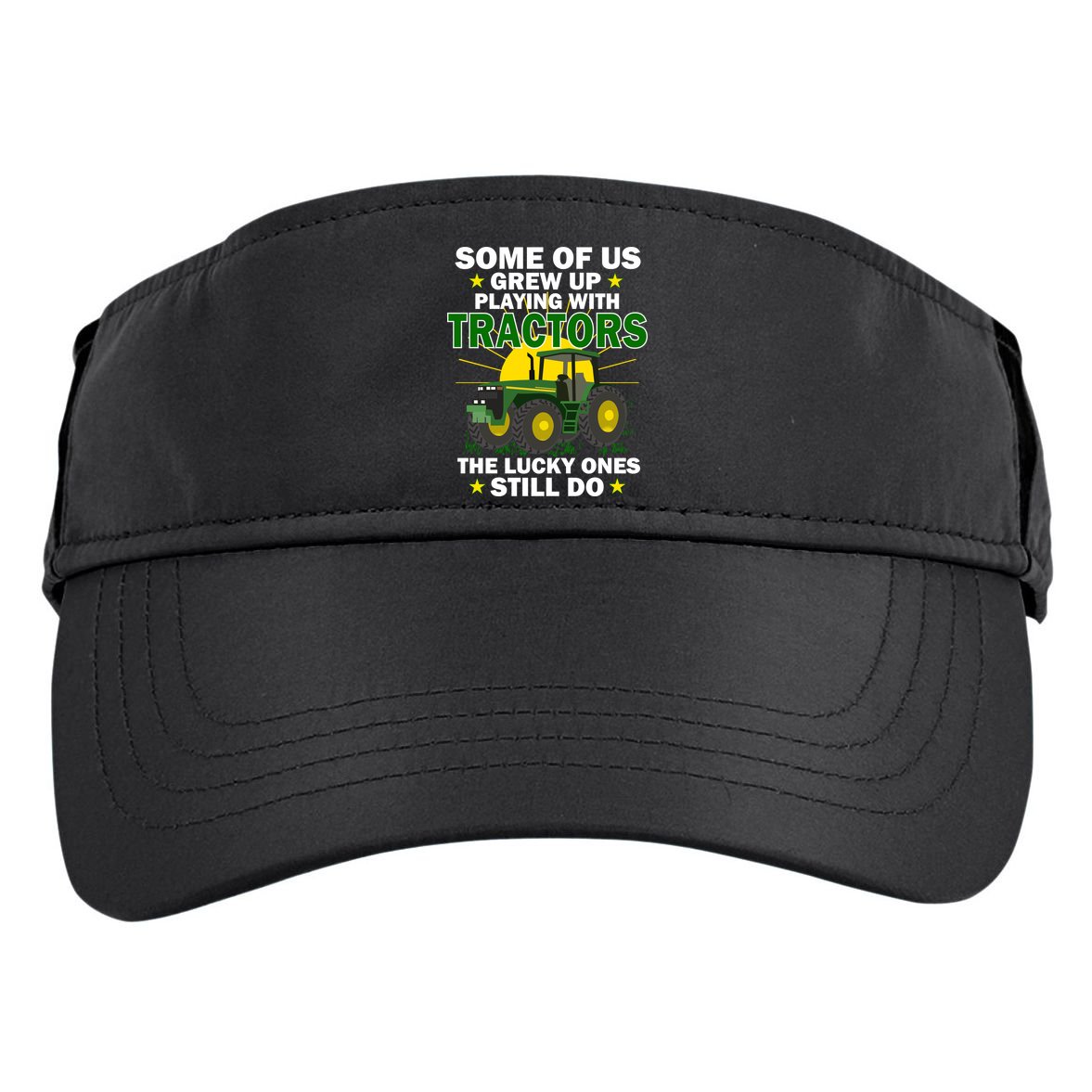 Grew Up Playing With Tractors Lucky Ones Still Do Adult Drive Performance Visor