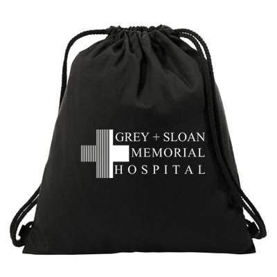 Grey And Sloan Hospital Memorial Drawstring Bag