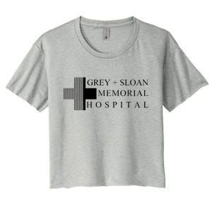 Grey And Sloan Hospital Memorial Women's Crop Top Tee