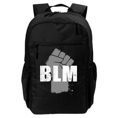 Grey BLM Fist Black Lives Matter Daily Commute Backpack