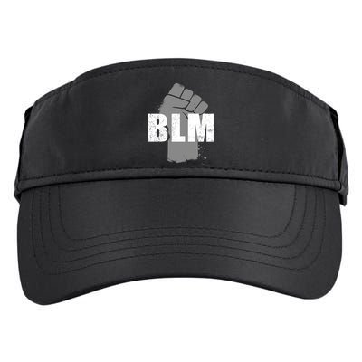 Grey BLM Fist Black Lives Matter Adult Drive Performance Visor