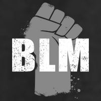 Grey BLM Fist Black Lives Matter Adult Drive Performance Visor
