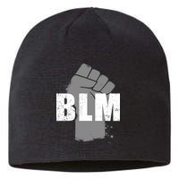 Grey BLM Fist Black Lives Matter Sustainable Beanie