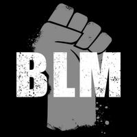 Grey BLM Fist Black Lives Matter Full Zip Hoodie