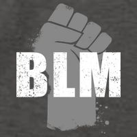 Grey BLM Fist Black Lives Matter Vector Backpack