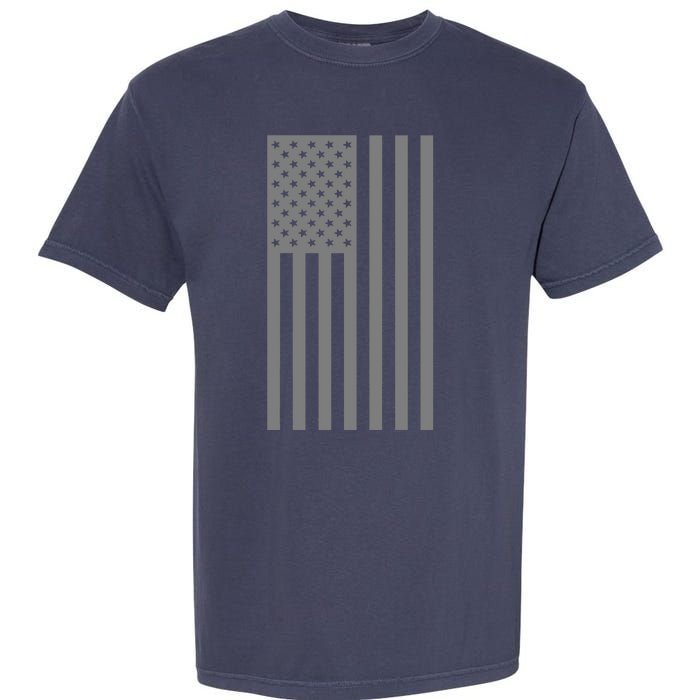 Grey Style America Flag Garment-Dyed Heavyweight T-Shirt