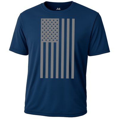 Grey Style America Flag Performance Shirt