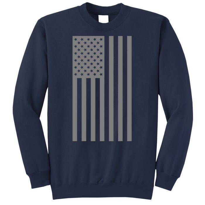 Grey Style America Flag Sweatshirt