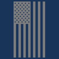 Grey Style America Flag Flatbill Hat