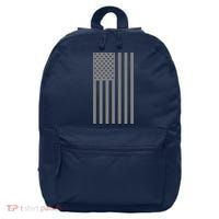 Grey Style America Flag 16 in Basic Backpack