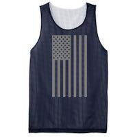 Grey Style America Flag Mesh Reversible Basketball Jersey Tank