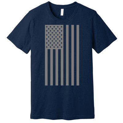 Grey Style America Flag Premium T-Shirt