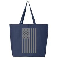 Grey Style America Flag 25L Jumbo Tote