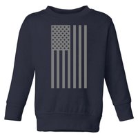 Grey Style America Flag Toddler Sweatshirt