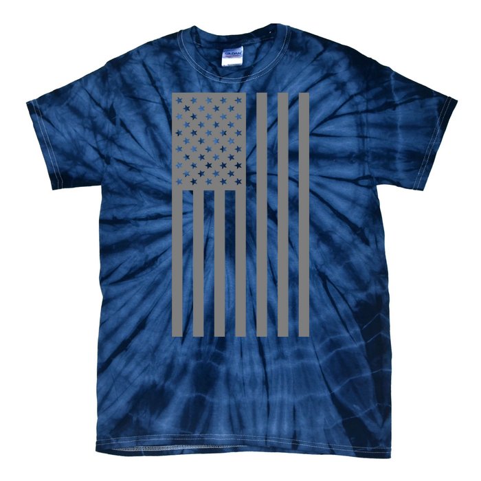 Grey Style America Flag Tie-Dye T-Shirt