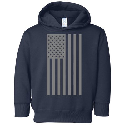 Grey Style America Flag Toddler Hoodie