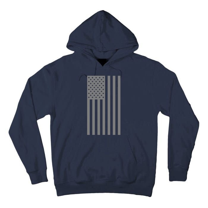 Grey Style America Flag Tall Hoodie