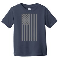 Grey Style America Flag Toddler T-Shirt