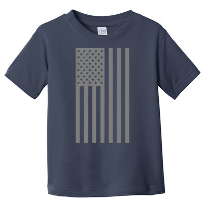 Grey Style America Flag Toddler T-Shirt