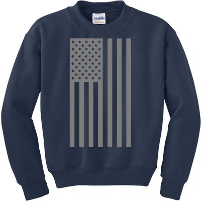 Grey Style America Flag Kids Sweatshirt