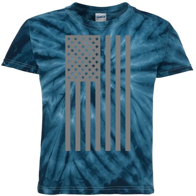 Grey Style America Flag Kids Tie-Dye T-Shirt