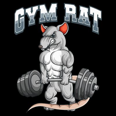 Gym Rat Fitness Bodybuilding T-Shirt