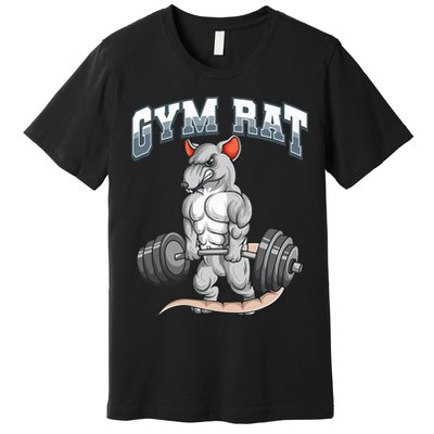 Gym Rat Fitness Bodybuilding Premium T-Shirt