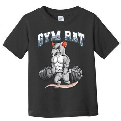 Gym Rat Fitness Bodybuilding Toddler T-Shirt