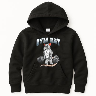 Gym Rat Fitness Bodybuilding Kids Hoodie
