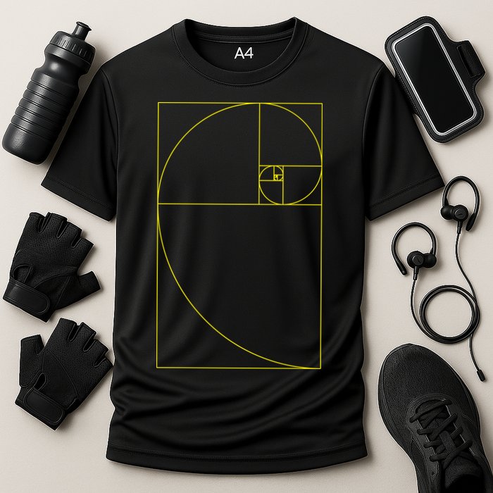 Golden Ratio Fibonacci Sequences Performance Shirt