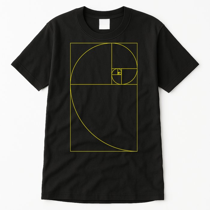 Golden Ratio Fibonacci Sequences Tall T-Shirt