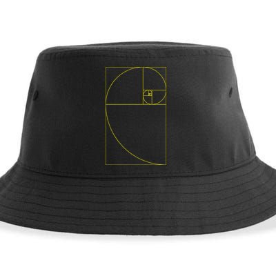 Golden Ratio Fibonacci Sequences Sustainable Bucket Hat