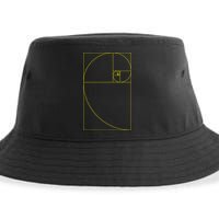 Golden Ratio Fibonacci Sequences Sustainable Bucket Hat