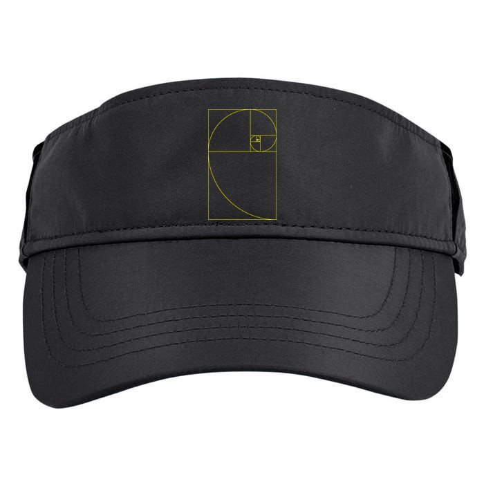 Golden Ratio Fibonacci Sequences Adult Drive Performance Visor