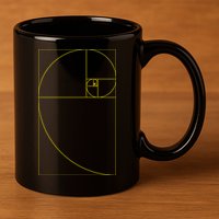 Golden Ratio Fibonacci Sequences 11oz C Handle Ceramic Mug