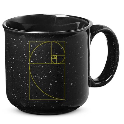 Golden Ratio Fibonacci Sequences 15oz Campfire Ceramic Mug