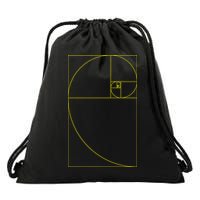 Golden Ratio Fibonacci Sequences Drawstring Bag