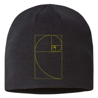 Golden Ratio Fibonacci Sequences Sustainable Beanie